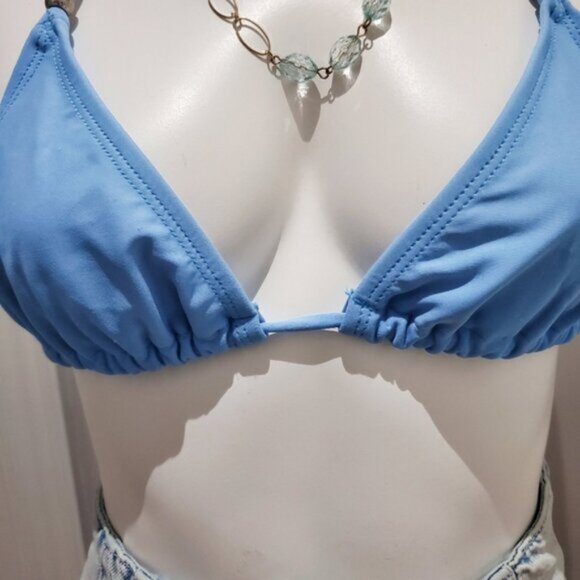 LISMAR Europe- Cornflower Blue Triangle Bikini Top- 30B - Picture 6 of 10